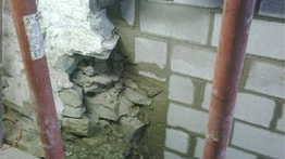 foundation wall crack repair